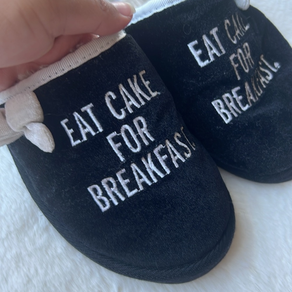 Kate Spade Fuzzy Slippers - Picture 2 of 4
